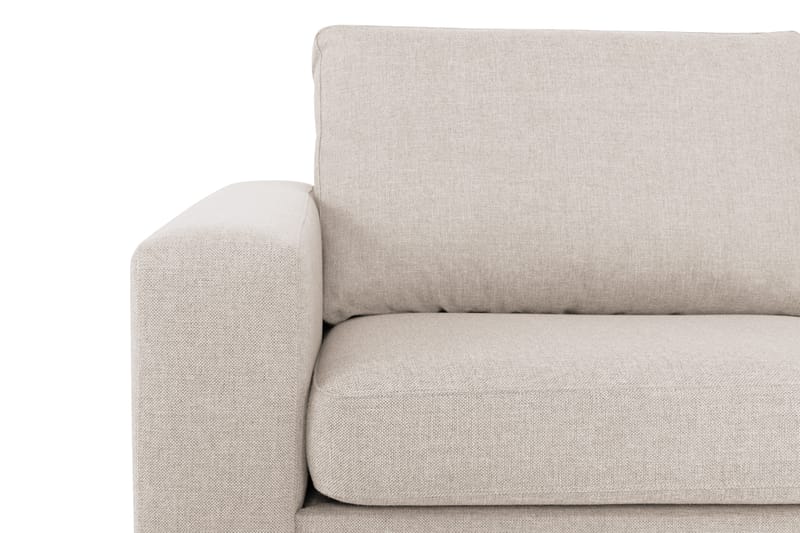 Crazy 3-sits Högervänd L-formad Schäslongsoffa i Tyg - Beige - Möbler - Soffa - Divansoffor & schäslongsoffa