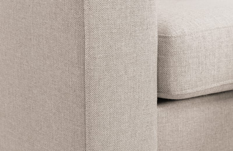 Crazy 3-sits Högervänd L-formad Schäslongsoffa i Tyg - Beige - Möbler - Soffa - Divansoffor & schäslongsoffa - 3 sits soffa med divan