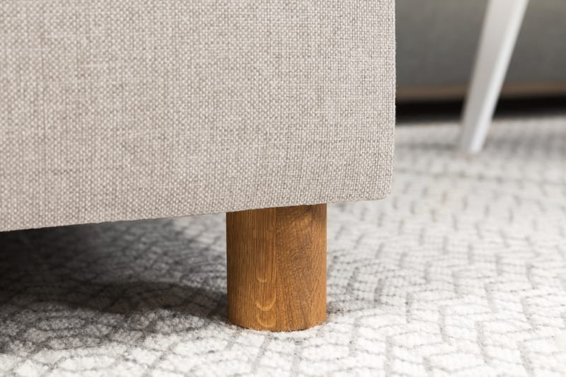 Crazy 3-sits Högervänd L-formad Schäslongsoffa i Tyg - Beige - Möbler - Soffa - Divansoffor & schäslongsoffa - 3 sits soffa med divan