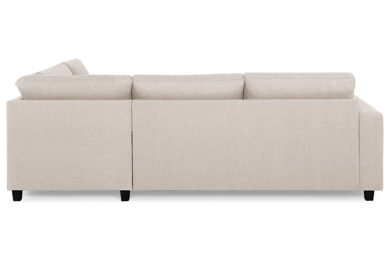 Crazy 3-sits Högervänd L-formad Schäslongsoffa i Tyg - Beige - Möbler - Soffa - Divansoffor & schäslongsoffa