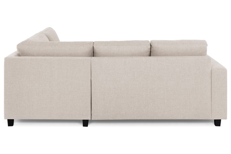 Crazy 3-sits Högervänd L-formad Schäslongsoffa i Tyg - Beige - Möbler - Soffa - Divansoffor & schäslongsoffa