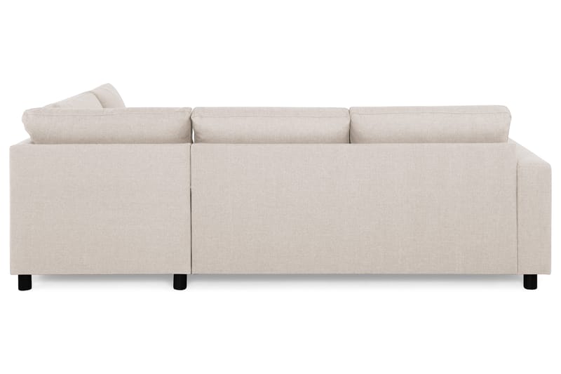 Crazy 3-sits Högervänd L-formad Schäslongsoffa i Tyg - Beige - Möbler - Soffa - Divansoffor & schäslongsoffa