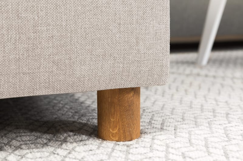 Crazy 3-sits Högervänd L-formad Schäslongsoffa i Tyg - Beige - Möbler - Soffa - Divansoffor & schäslongsoffa - 2 sits soffa med divan