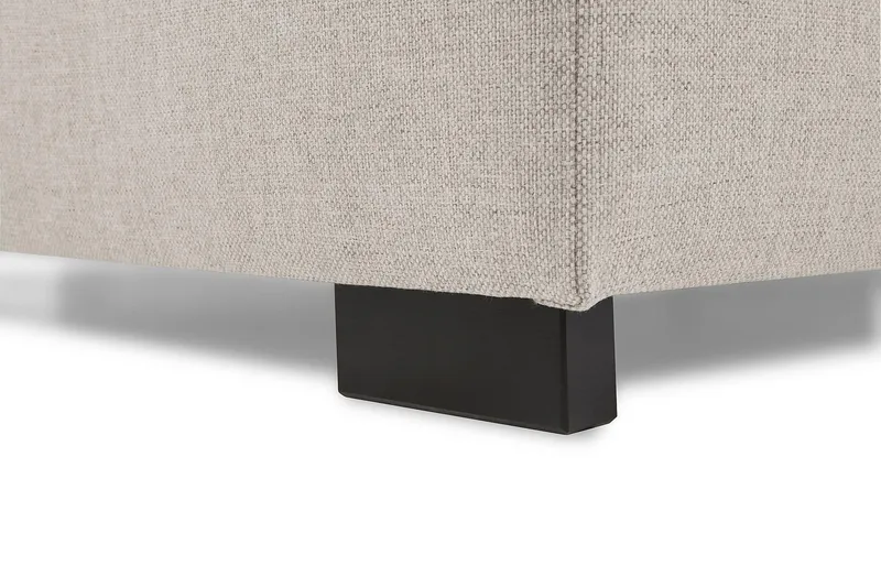 Crazy 3-sits Högervänd L-formad Schäslongsoffa i Tyg - Beige - Möbler - Soffa - Divansoffor & schäslongsoffa - 2 sits soffa med divan