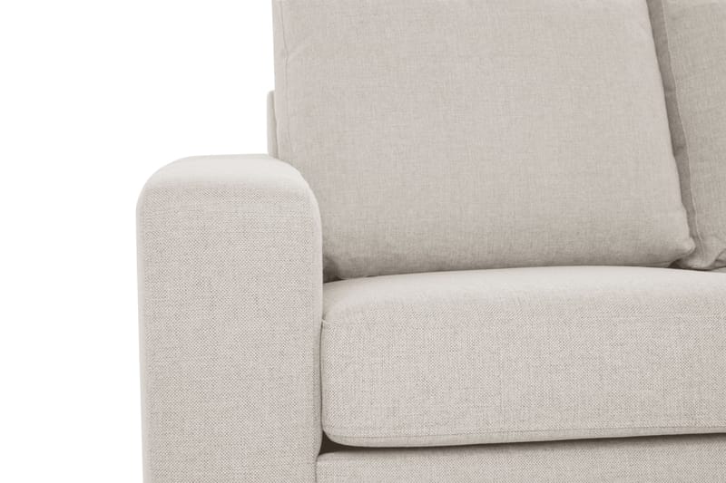 Crazy 3-sits Högervänd L-formad Schäslongsoffa i Tyg - Beige - Möbler - Soffa - Divansoffor & schäslongsoffa