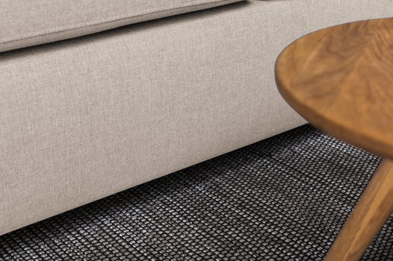 Crazy 3-sits Högervänd L-formad Schäslongsoffa i Tyg - Beige - Möbler - Soffa - Divansoffor & schäslongsoffa
