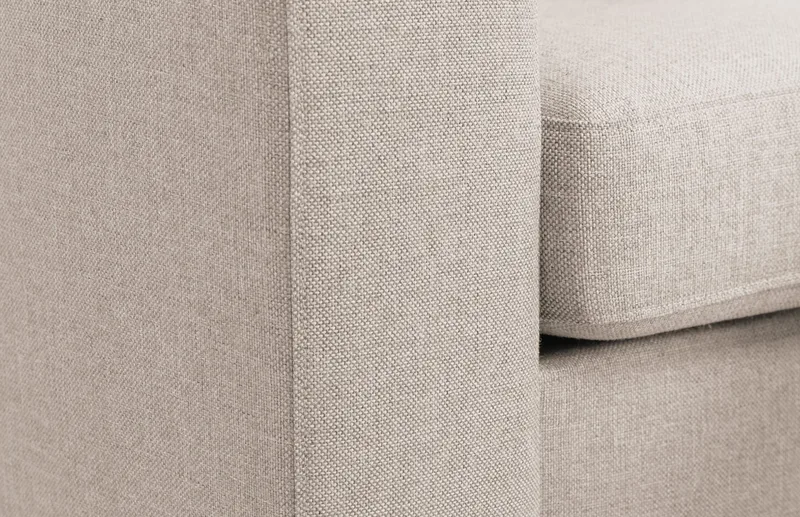 Crazy 3-sits Högervänd L-formad Schäslongsoffa i Tyg - Beige - Möbler - Soffa - Divansoffor & schäslongsoffa - 3 sits soffa med divan