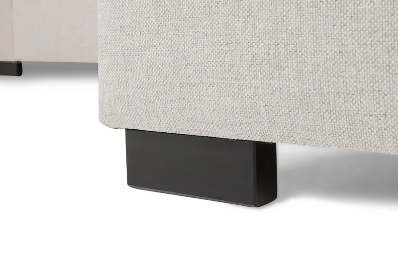 Crazy 3-sits Högervänd L-formad Schäslongsoffa i Tyg - Beige - Möbler - Soffa - Divansoffor & schäslongsoffa - 3 sits soffa med divan