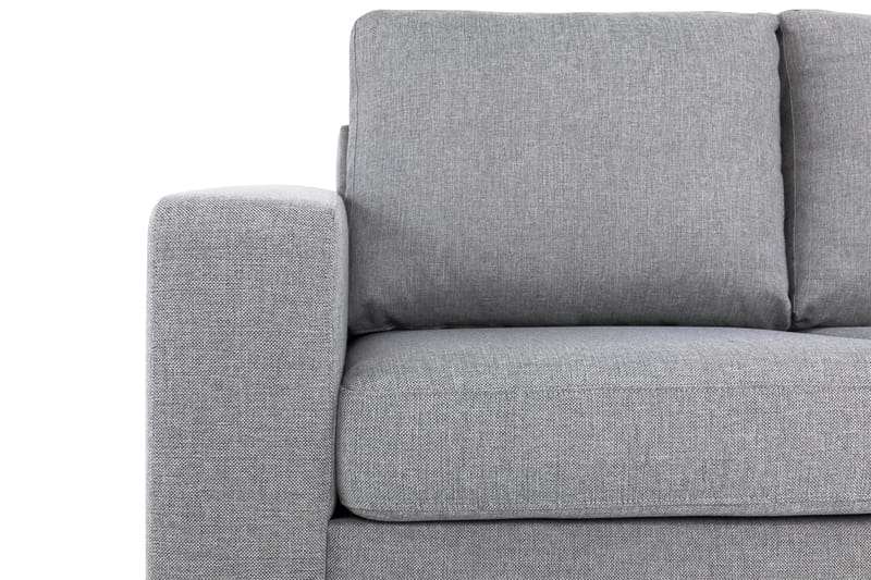 Crazy 3-sits Högervänd L-formad Schäslongsoffa i Tyg - Grå - Möbler - Soffa - Divansoffor & schäslongsoffa - 2 sits soffa med divan