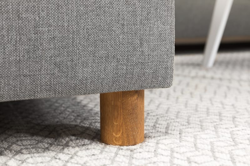 Crazy 3-sits Högervänd L-formad Schäslongsoffa i Tyg - Grå - Möbler - Soffa - Divansoffor & schäslongsoffa - 3 sits soffa med divan