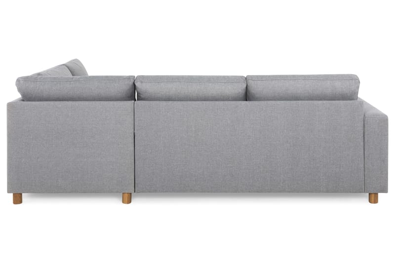 Crazy 3-sits Högervänd L-formad Schäslongsoffa i Tyg - Grå - Möbler - Soffa - Divansoffor & schäslongsoffa - 3 sits soffa med divan