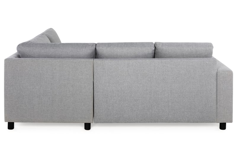 Crazy 3-sits Högervänd L-formad Schäslongsoffa i Tyg - Grå - Möbler - Soffa - Divansoffor & schäslongsoffa