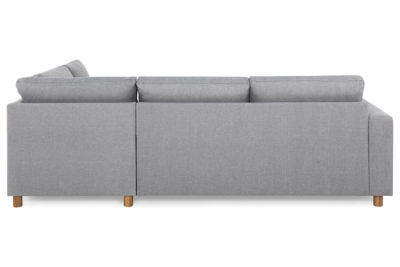 Crazy 3-sits Högervänd L-formad Schäslongsoffa i Tyg - Grå - Möbler - Soffa - Divansoffor & schäslongsoffa - 3 sits soffa med divan