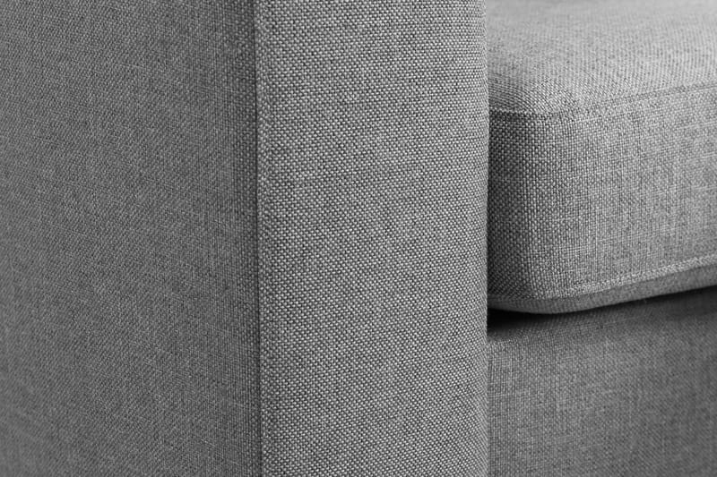 Crazy 3-sits Högervänd L-formad Schäslongsoffa i Tyg - Grå - Möbler - Soffa - Divansoffor & schäslongsoffa - 3 sits soffa med divan