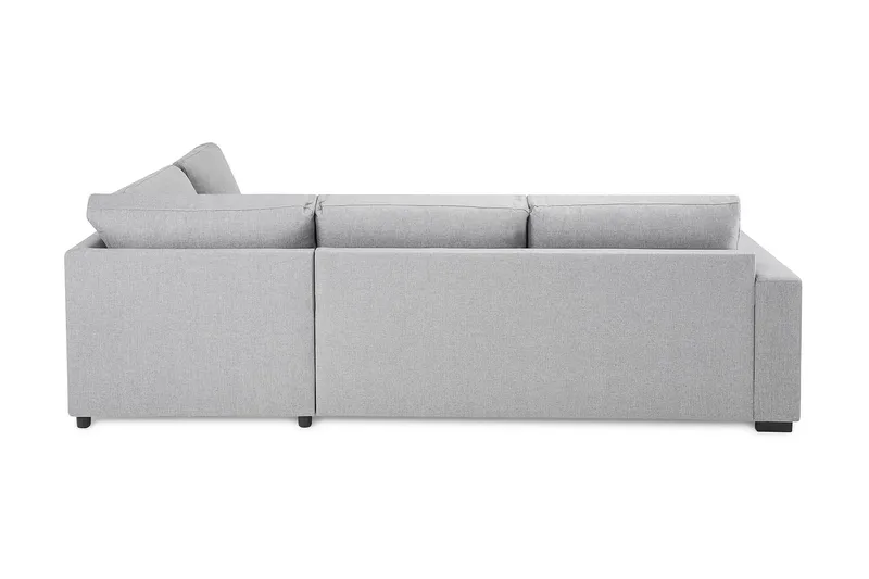 Crazy 3-sits Högervänd L-formad Schäslongsoffa i Tyg - Grå - Möbler - Soffa - Divansoffor & schäslongsoffa - 3 sits soffa med divan