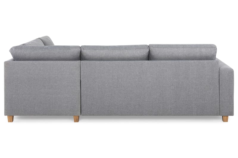 Crazy 3-sits Högervänd L-formad Schäslongsoffa i Tyg - Grå - Möbler - Soffa - Divansoffor & schäslongsoffa - 3 sits soffa med divan