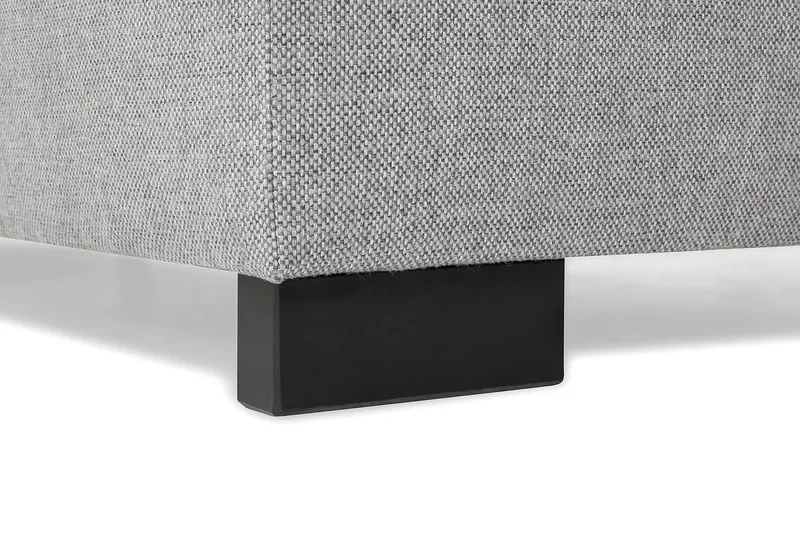 Crazy 3-sits Högervänd L-formad Schäslongsoffa i Tyg - Grå - Möbler - Soffa - Divansoffor & schäslongsoffa - 2 sits soffa med divan