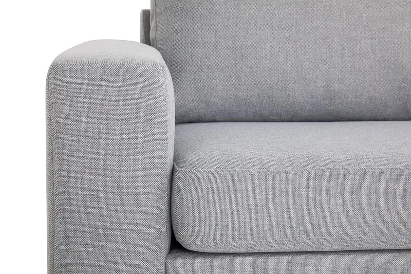 Crazy 3-sits Högervänd L-formad Schäslongsoffa i Tyg - Grå - Möbler - Soffa - Divansoffor & schäslongsoffa - 3 sits soffa med divan