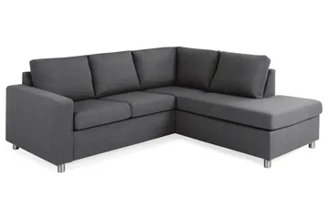 Crazy 3-sits Högervänd L-formad Schäslongsoffa i Tyg