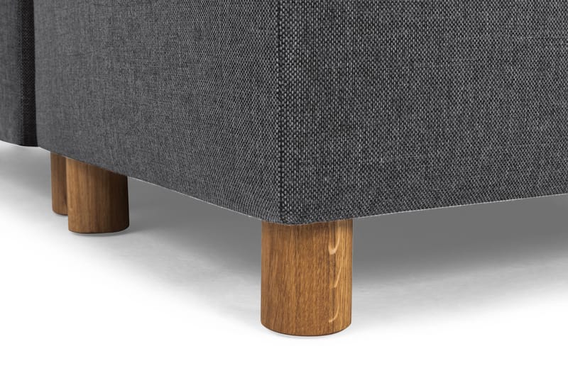 Crazy 3-sits Högervänd L-formad Schäslongsoffa i Tyg - Mörkgrå - Möbler - Soffa - Divansoffor & schäslongsoffa - 2 sits soffa med divan