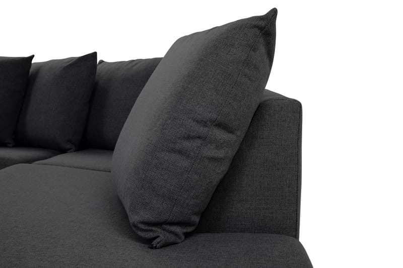 Crazy 3-sits Soffa med Schäslong Höger inkl Kuvertkuddar - Mörkgrå - Möbler - Soffa - Divansoffor & schäslongsoffa