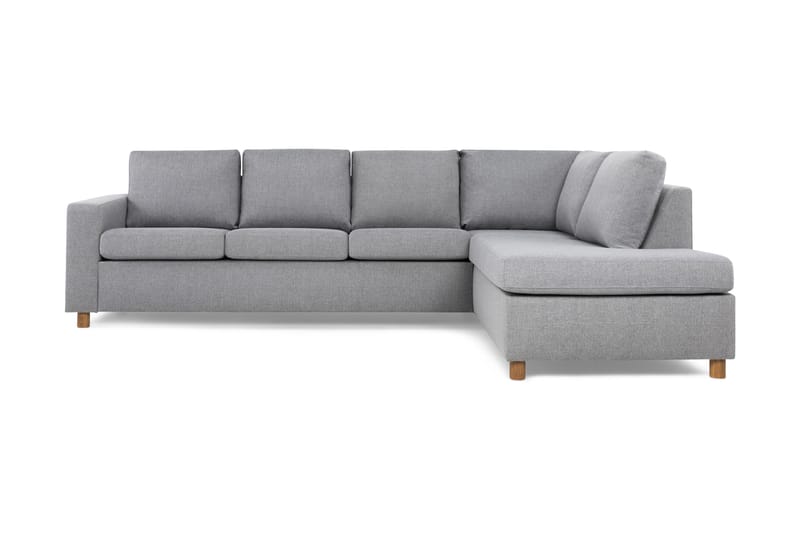 Crazy 3-sits Soffa med Schäslong Höger - Ljusgrå - Divansoffor & schäslongsoffa - 3 sits soffa med divan