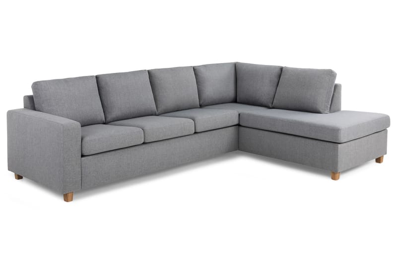 Crazy 3-sits Soffa med Schäslong Höger - Ljusgrå - Möbler - Soffa - Divansoffor & schäslongsoffa