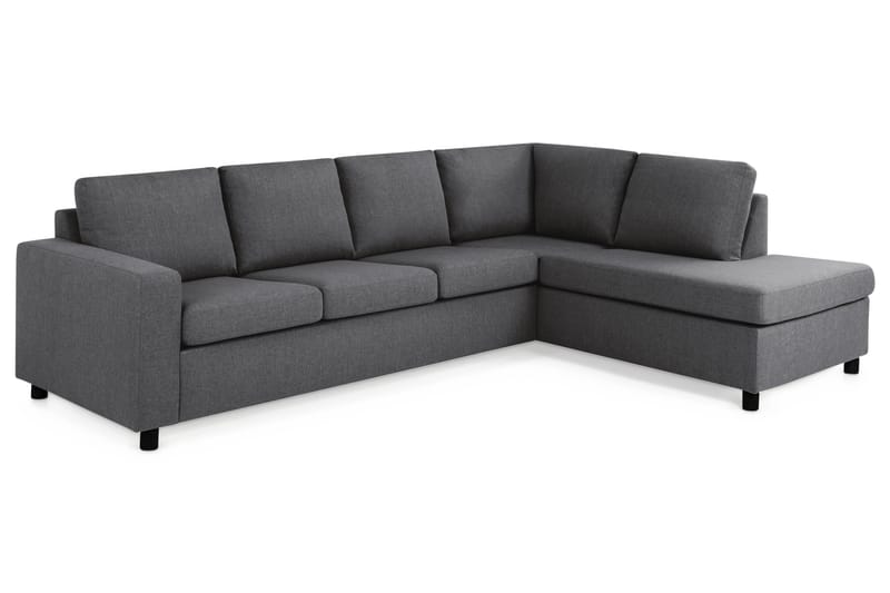 Crazy 3-sits Soffa med Schäslong Höger - Mörkgrå - Divansoffor & schäslongsoffa - 3 sits soffa med divan