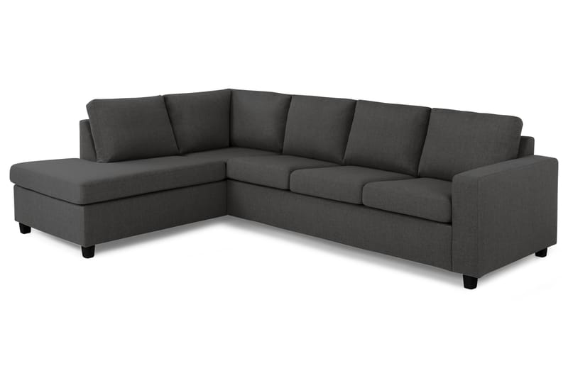 Crazy 3-sits Soffa med Schäslong Vänster - Mörkgrå - Divansoffor & schäslongsoffa - 3 sits soffa med divan
