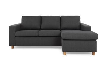 Crazy 3-sits Vändbar L-formad Divansoffa i Tyg
