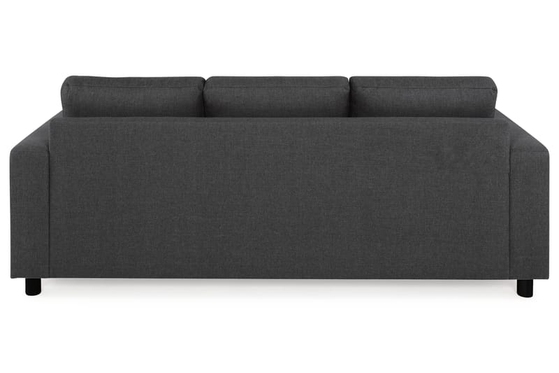 Crazy 3-sits Vändbar L-formad Divansoffa i Tyg - Antracit - Möbler - Soffa - Divansoffor & schäslongsoffa - 3 sits soffa med divan