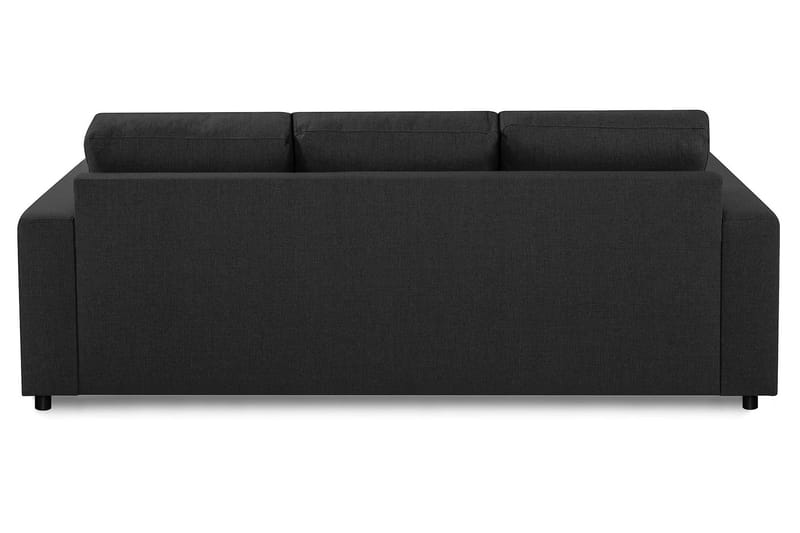 Crazy 3-sits Vändbar L-formad Divansoffa i Tyg - Antracit - Möbler - Soffa - Divansoffor & schäslongsoffa - 3 sits soffa med divan