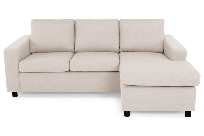 Crazy 3-sits Vändbar L-formad Divansoffa i Tyg - Beige - Möbler - Soffa - Divansoffor & schäslongsoffa