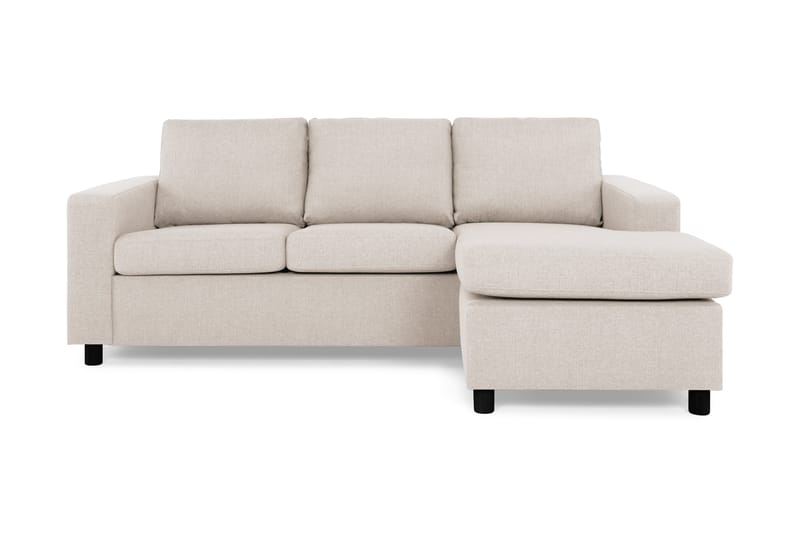 Crazy 3-sits Vändbar L-formad Divansoffa i Tyg - Beige - Möbler - Soffa - Divansoffor & schäslongsoffa