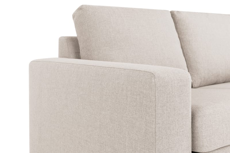 Crazy 3-sits Vändbar L-formad Divansoffa i Tyg - Beige - Möbler - Soffa - Divansoffor & schäslongsoffa