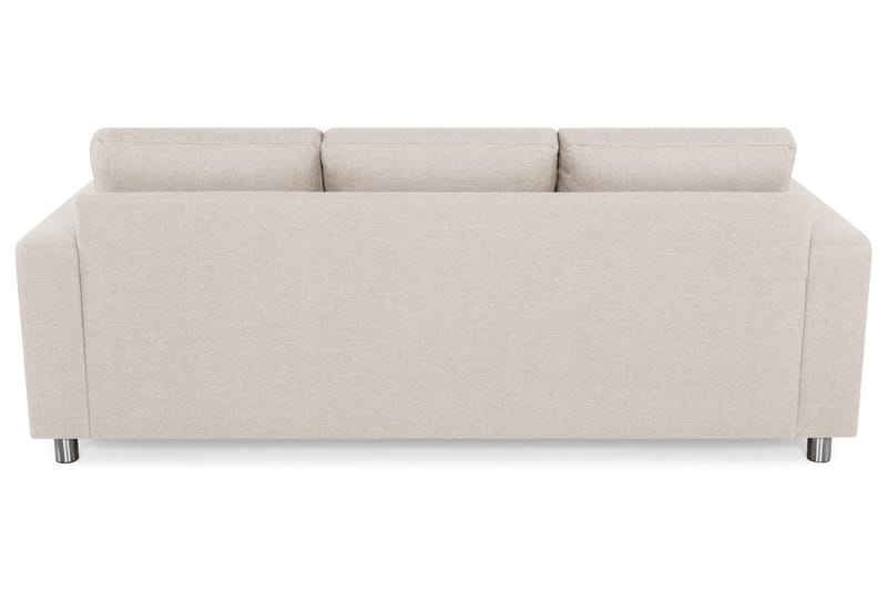 Crazy 3-sits Vändbar L-formad Divansoffa i Tyg - Beige - Möbler - Soffa - Divansoffor & schäslongsoffa - 3 sits soffa med divan