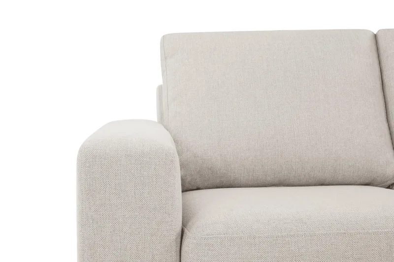 Crazy 3-sits Vändbar L-formad Divansoffa i Tyg - Beige - Möbler - Soffa - Divansoffor & schäslongsoffa - 3 sits soffa med divan