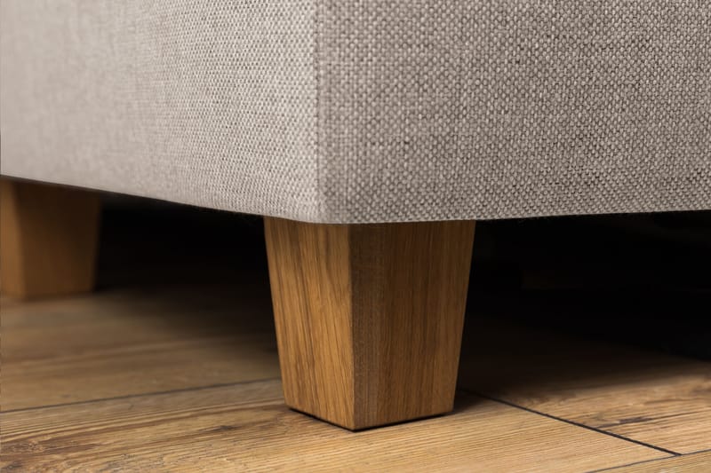 Crazy 3-sits Vändbar L-formad Divansoffa i Tyg - Beige - Möbler - Soffa - Divansoffor & schäslongsoffa