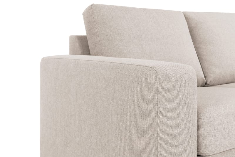 Crazy 3-sits Vändbar L-formad Divansoffa i Tyg - Beige - Möbler - Soffa - Divansoffor & schäslongsoffa - 3 sits soffa med divan