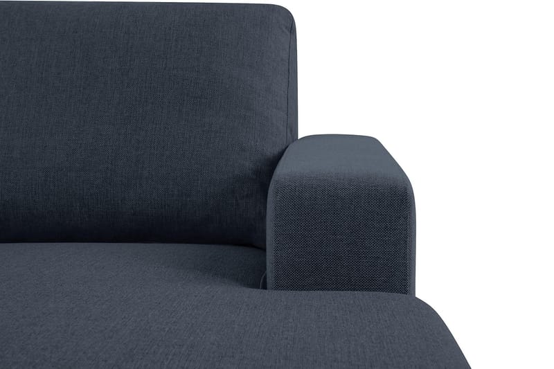 Crazy 3-sits Vändbar L-formad Divansoffa i Tyg - Blå - Möbler - Soffa - Divansoffor & schäslongsoffa