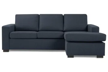 Crazy 3-sits Vändbar L-formad Divansoffa i Tyg