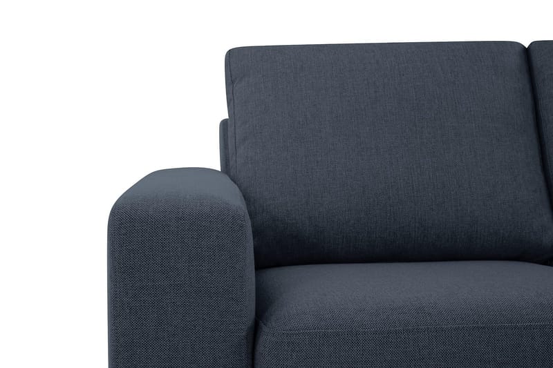 Crazy 3-sits Vändbar L-formad Divansoffa i Tyg - Blå - Möbler - Soffa - Divansoffor & schäslongsoffa - 3 sits soffa med divan