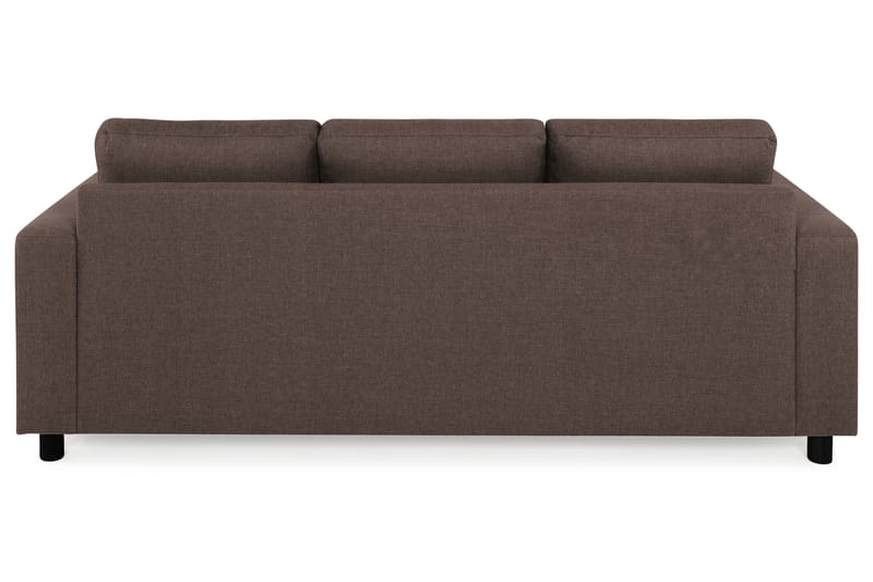 Crazy 3-sits Vändbar L-formad Divansoffa i Tyg - Brun - Möbler - Soffa - Divansoffor & schäslongsoffa