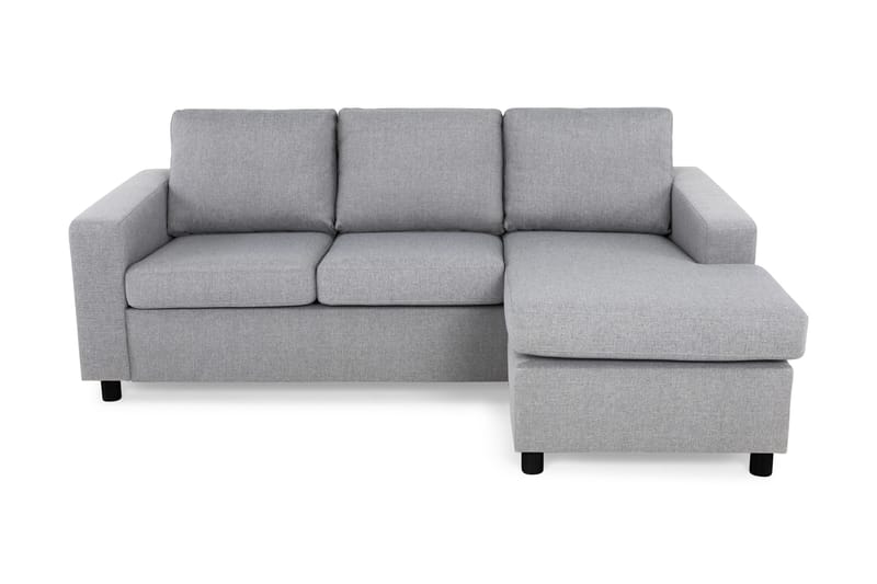 Crazy 3-sits Vändbar L-formad Divansoffa i Tyg - Grå - Möbler - Soffa - Divansoffor & schäslongsoffa - 3 sits soffa med divan