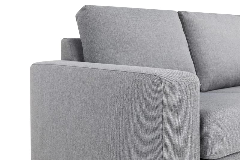 Crazy 3-sits Vändbar L-formad Divansoffa i Tyg - Grå - Möbler - Soffa - Divansoffor & schäslongsoffa - 3 sits soffa med divan