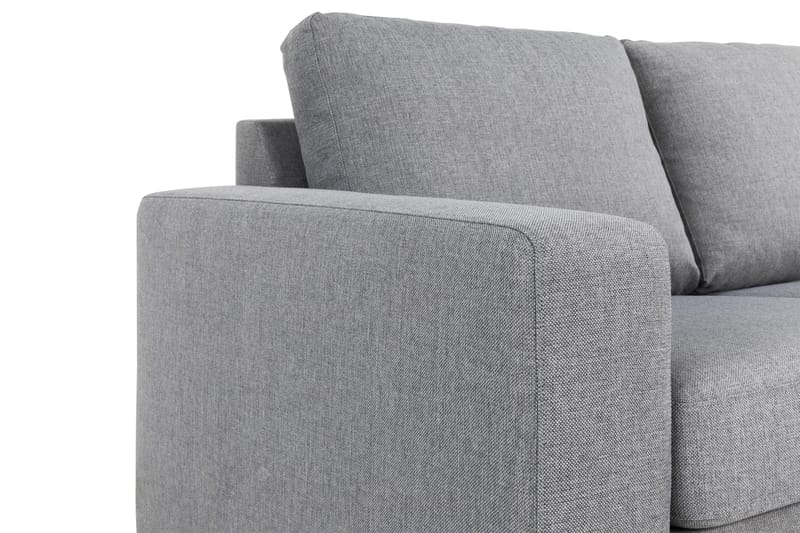 Crazy 3-sits Vändbar L-formad Divansoffa i Tyg - Grå - Möbler - Soffa - Divansoffor & schäslongsoffa - 3 sits soffa med divan