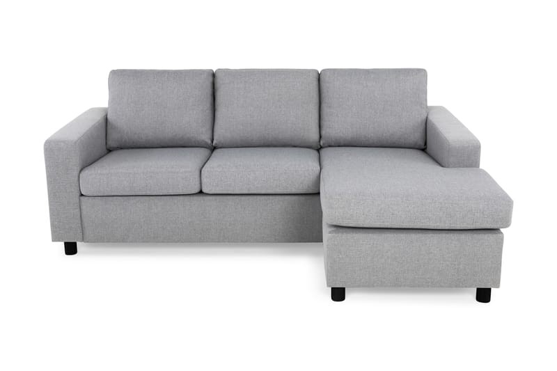 Crazy 3-sits Vändbar L-formad Divansoffa i Tyg - Grå - Möbler - Soffa - Divansoffor & schäslongsoffa