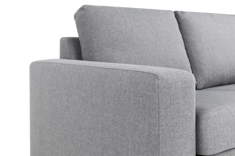Crazy 3-sits Vändbar L-formad Divansoffa i Tyg - Grå - Möbler - Soffa - Divansoffor & schäslongsoffa