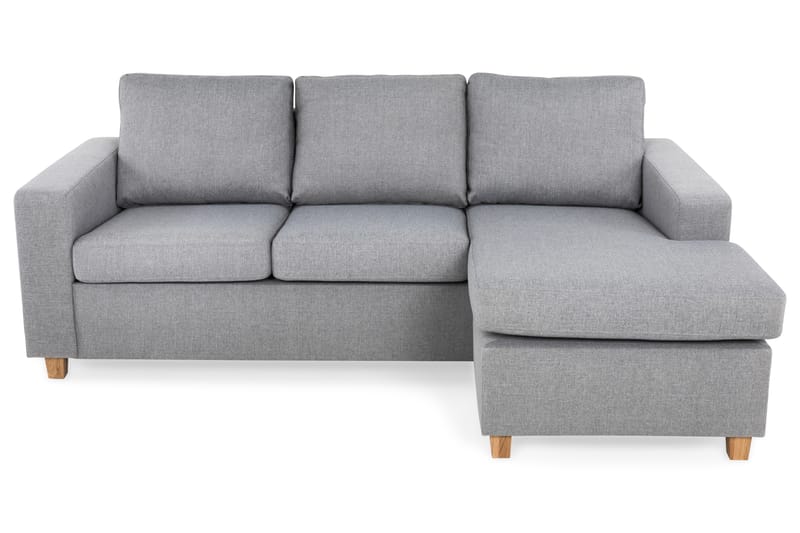Crazy 3-sits Vändbar L-formad Divansoffa i Tyg - Grå - Möbler - Soffa - Divansoffor & schäslongsoffa
