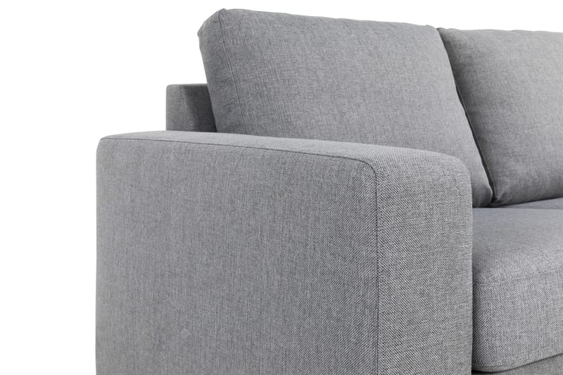 Crazy 3-sits Vändbar L-formad Divansoffa i Tyg - Grå - Möbler - Soffa - Divansoffor & schäslongsoffa